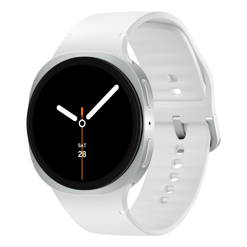 Samsung Galaxy Watch8 44 mm Sølv Hvid SmartWatch